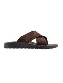 Ethan Sandal - Coffee Suede Leather