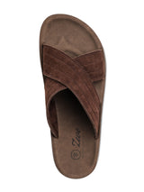 Ethan Sandal - Coffee Suede Leather
