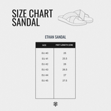 Ethan Sandal - Black Suede Leather