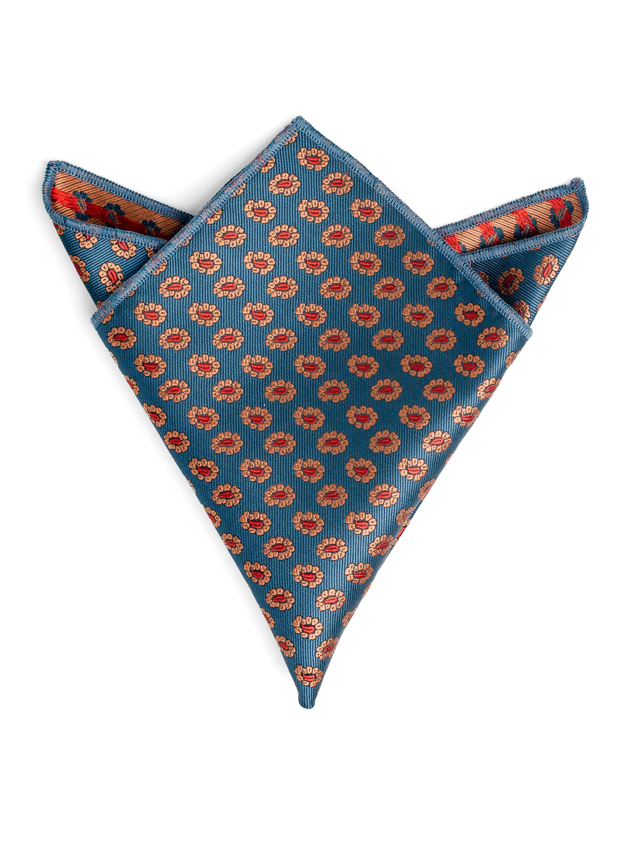 FloralPaisleyPocketSquare3 - Zeve