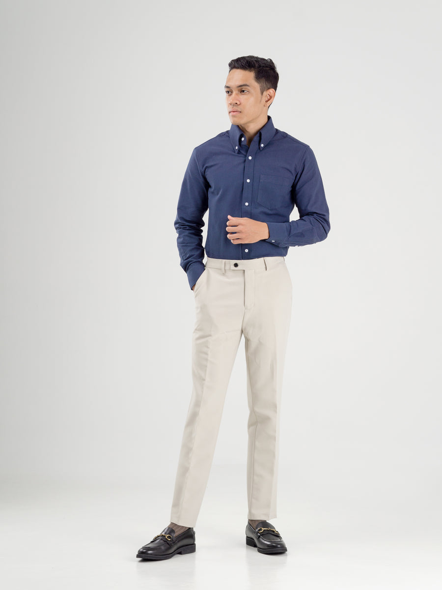 Formal-Shirt-Blue-Oxford-Button-Down-Collar_07 - Zeve
