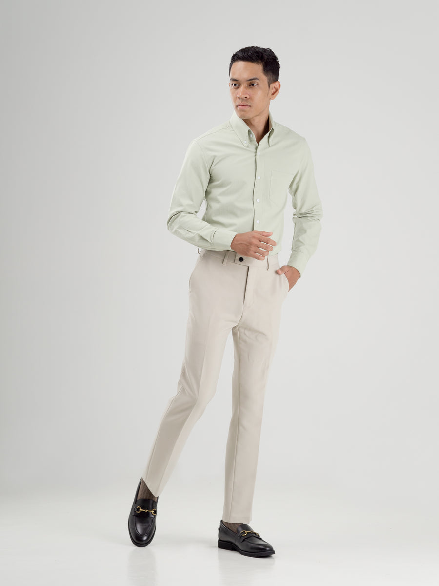 Formal-Shirt-Mint-Green-Oxford-Button-Down-Collar_04 - Zeve