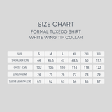 FormaltuxedoShirtwhitewingtipcollar - Zeve