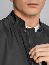 FortisBomberJacketBlackButton - Zeve