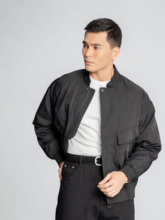 FortisBomberJacketBlackHalfbody - Zeve
