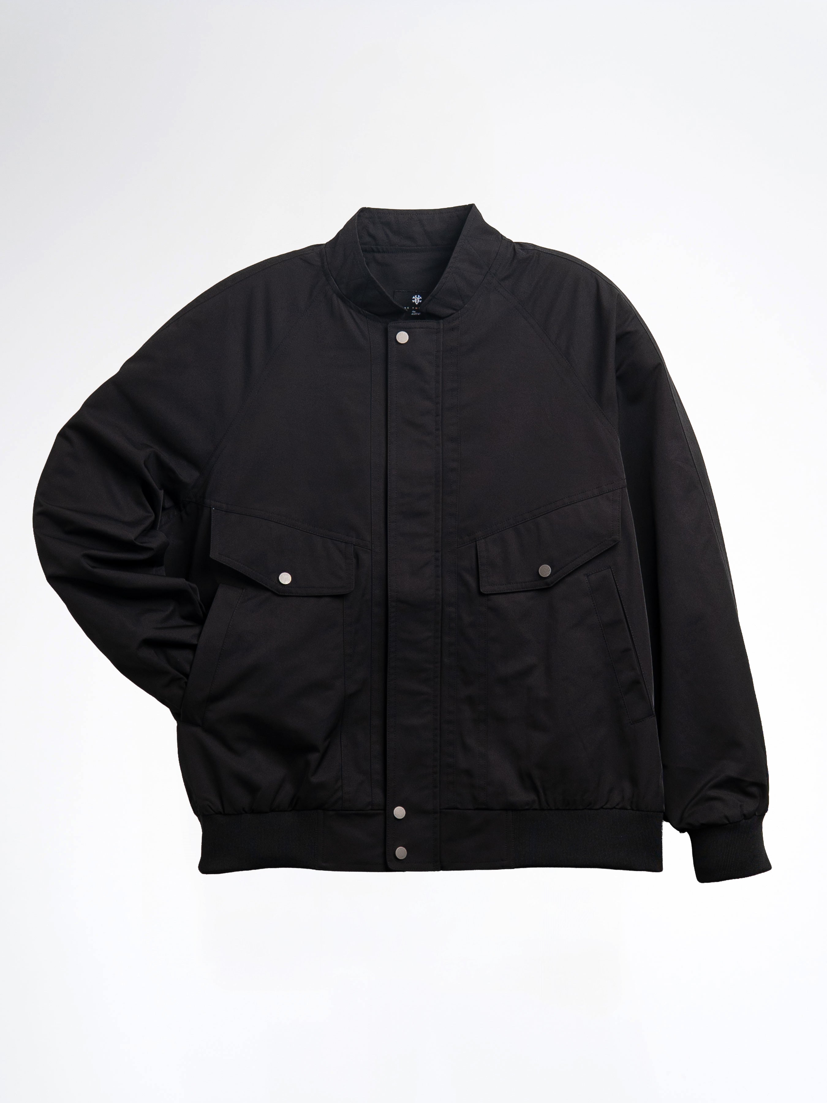FortisBomberJacketBlackPose - Zeve