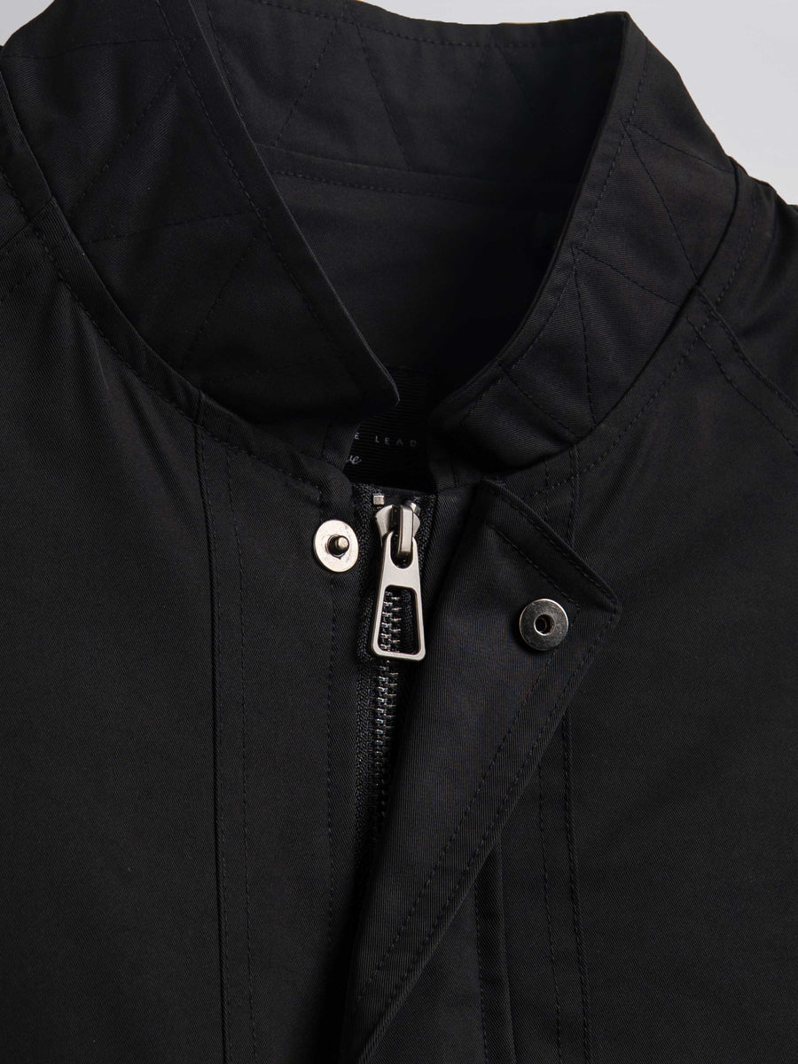FortisBomberJacketBlackZip - Zeve