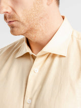 FrancoLinenShirtBeigeWindsorCollar3 - Zeve