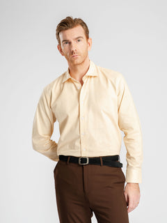 FrancoLinenShirtBeigeWindsorCollar8 - Zeve