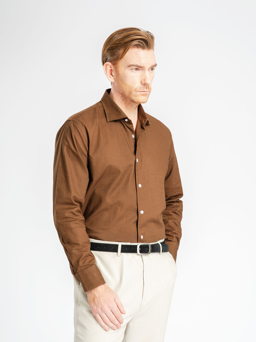 FrancoLinenShirtCoffeeWindsorCollar6_95618d26-c8b0-4a02-b9f5-db15323b0ac6 - Zeve