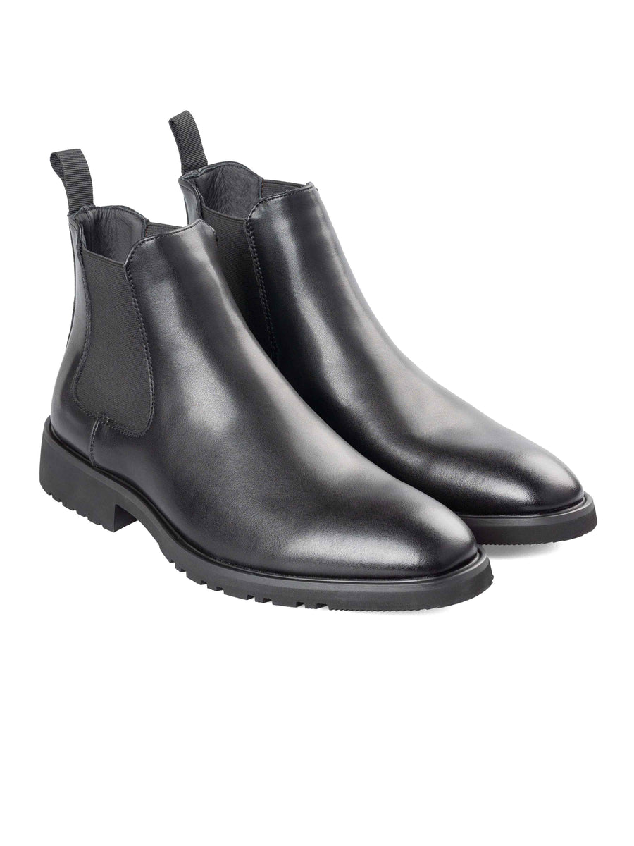 Front-Dex-Chelsea-Boots-Black-FS - Zeve