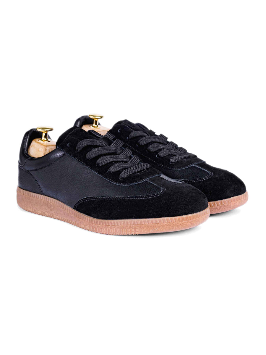 Front-Joaquin-Sneakers-Black - Zeve
