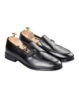 Front-Leo-Duo-Strap-Loafer-Black-HPP - Zeve