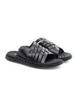Front-NicoSandal-Black - Zeve