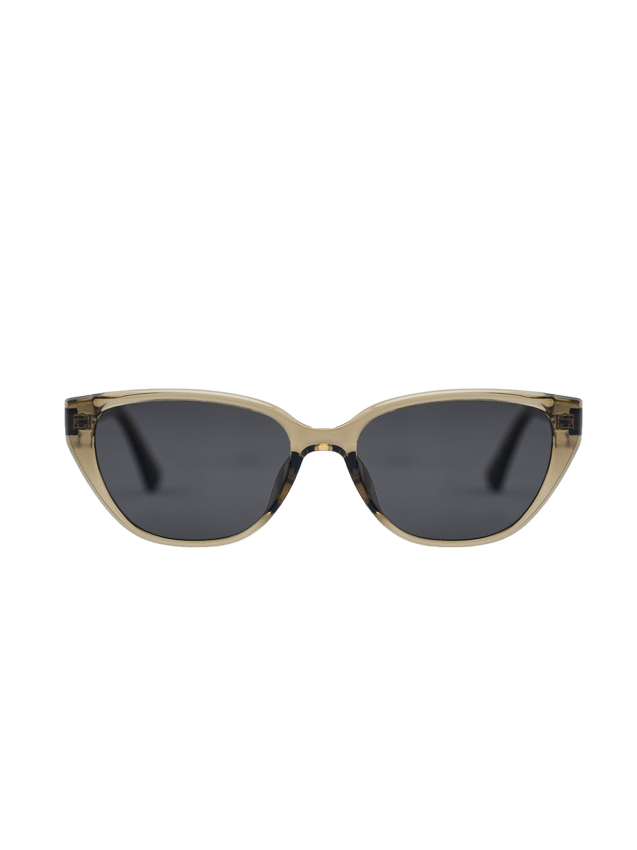 FrontHeraSunglassesGreenGrey - Zeve