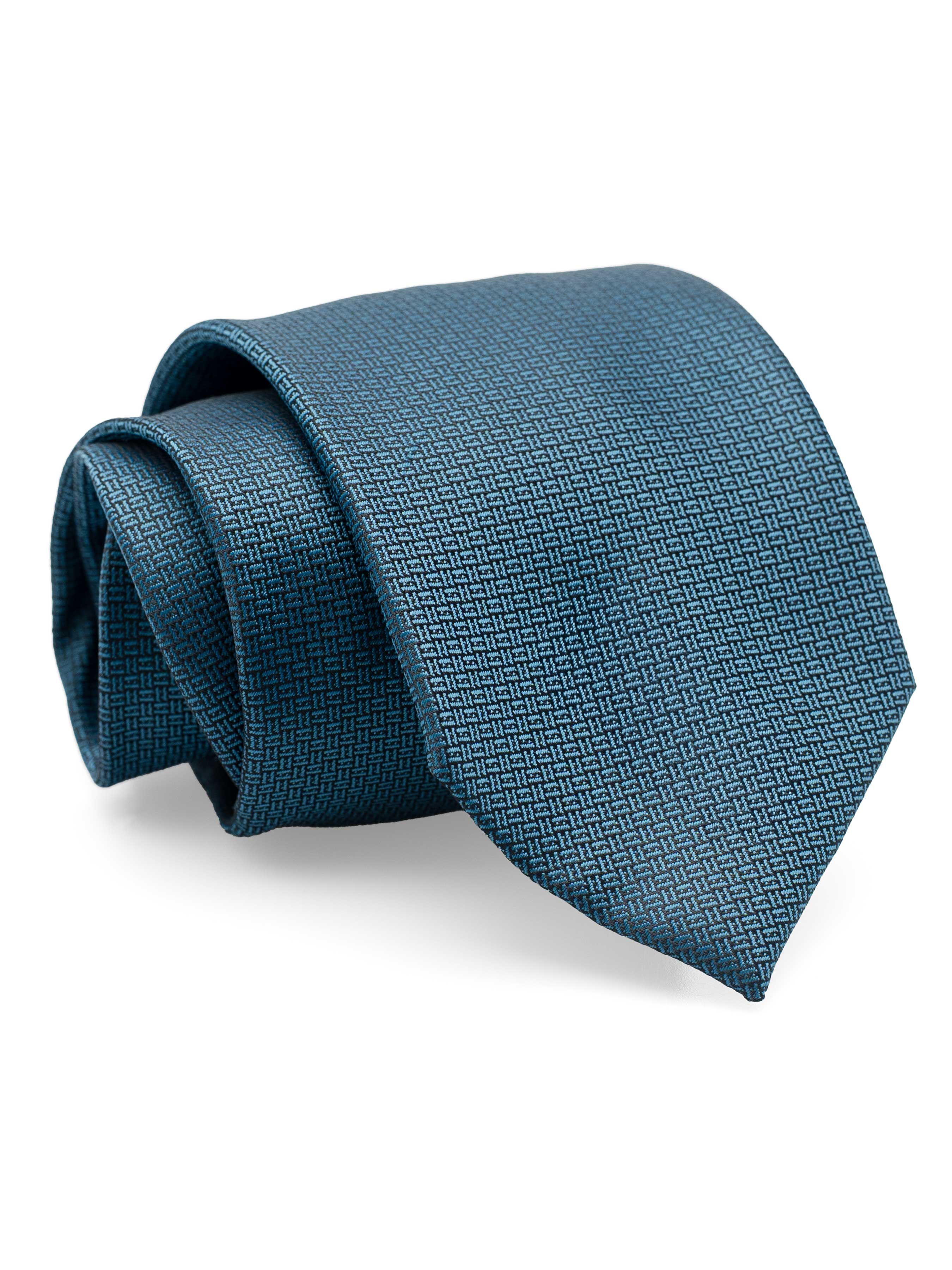 GeometricTieSkyBlueWithMiniDoubleWeave2 - Zeve