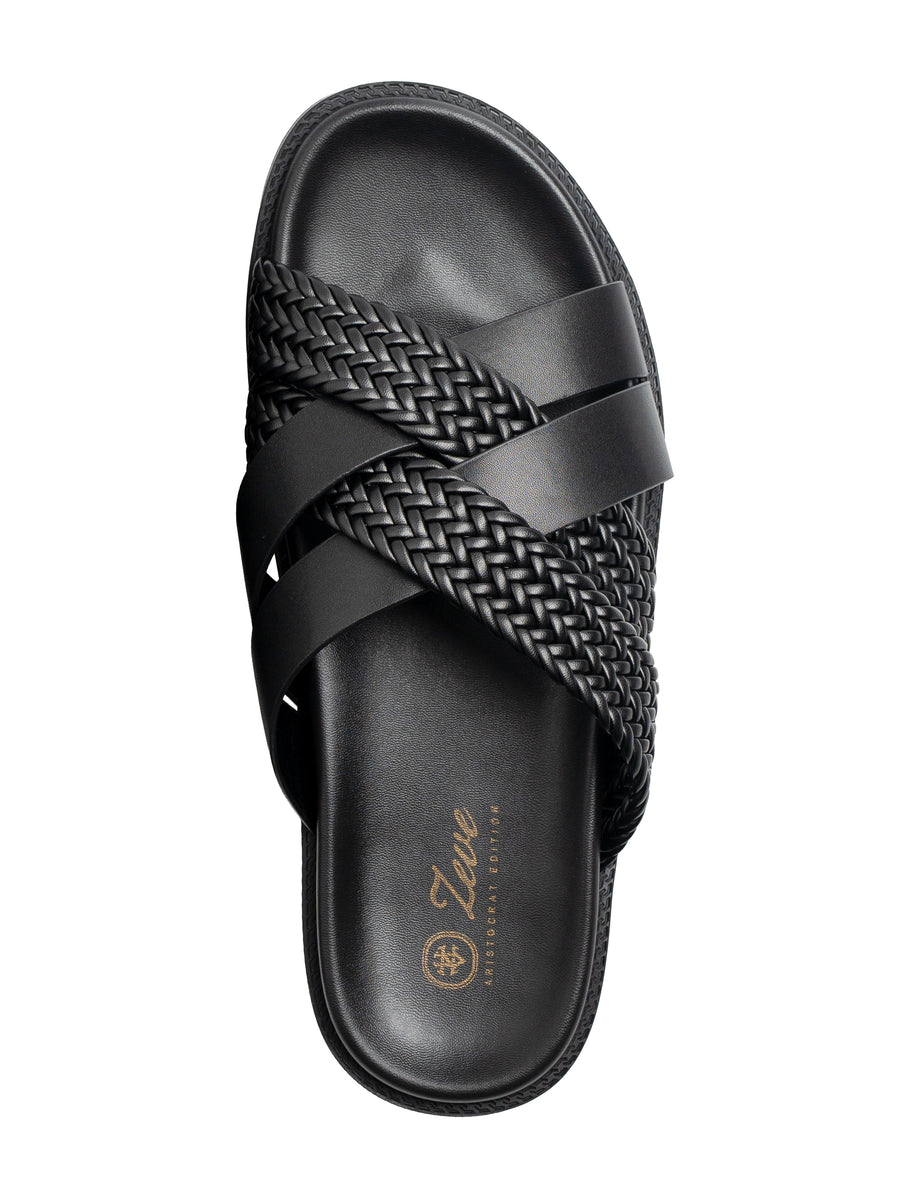GhazSandalSolidBlackSingle - Zeve