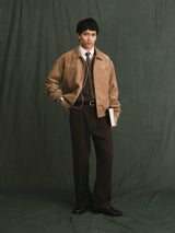Harvard Suede Jacket - Mocha