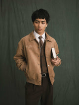 Harvard Suede Jacket - Mocha