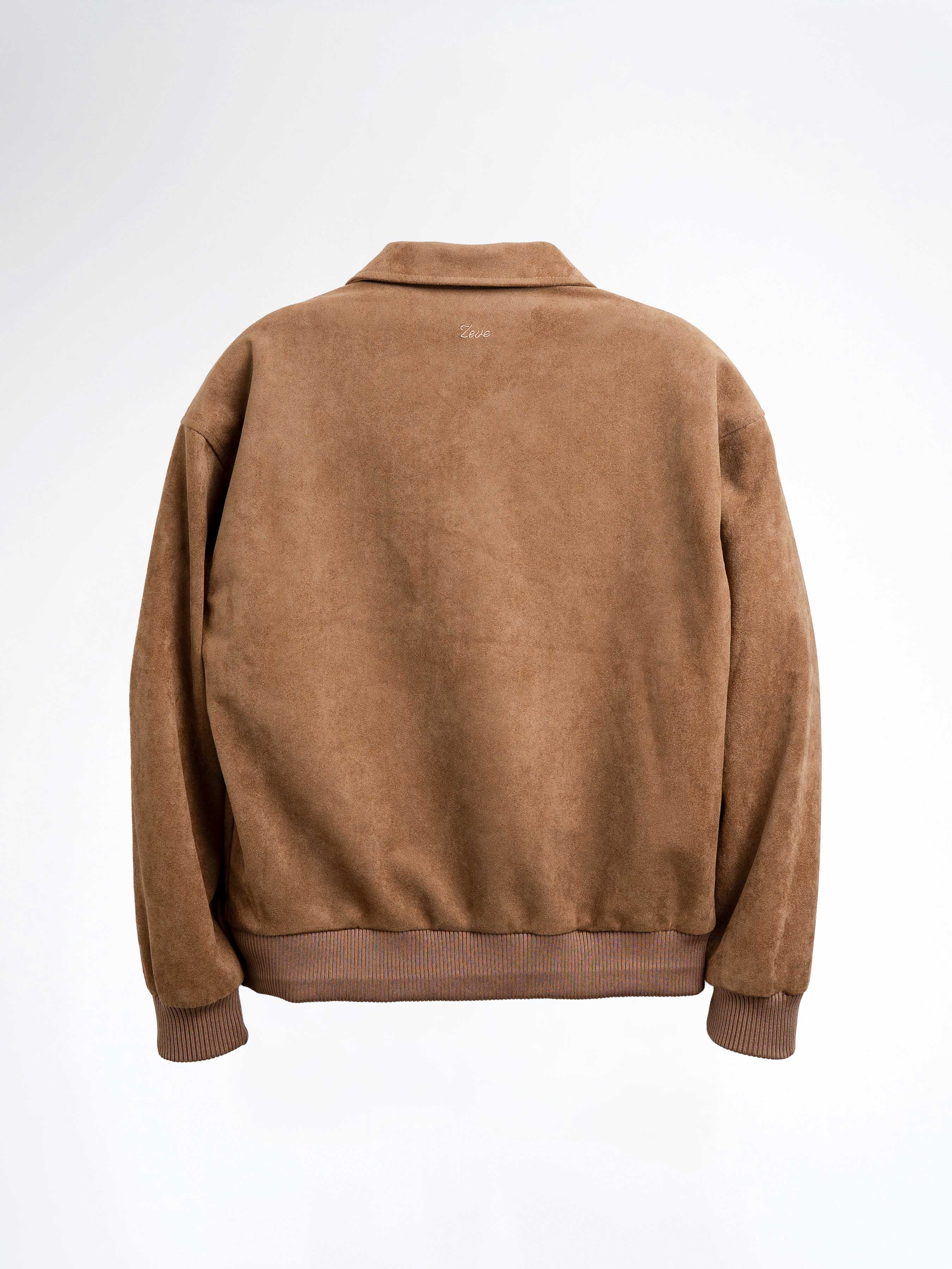 Harvard Suede Jacket - Mocha