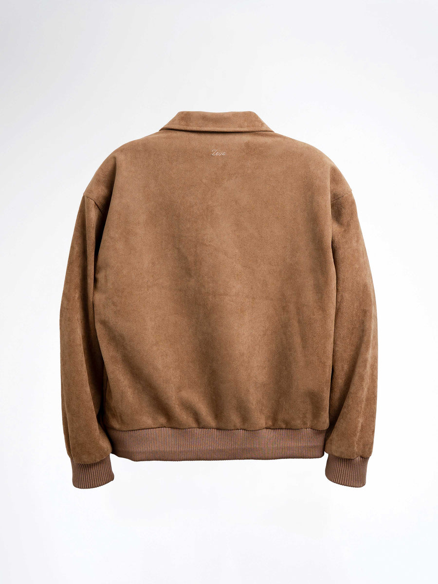 Harvard Suede Jacket - Mocha