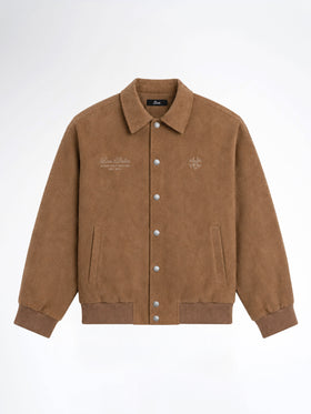 Harvard Suede Jacket - Mocha