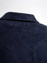 Harvard Suede Jacket - Navy
