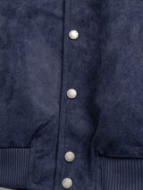 Harvard Suede Jacket - Navy