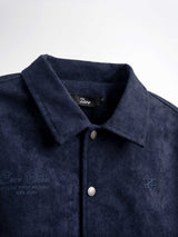 Harvard Suede Jacket - Navy