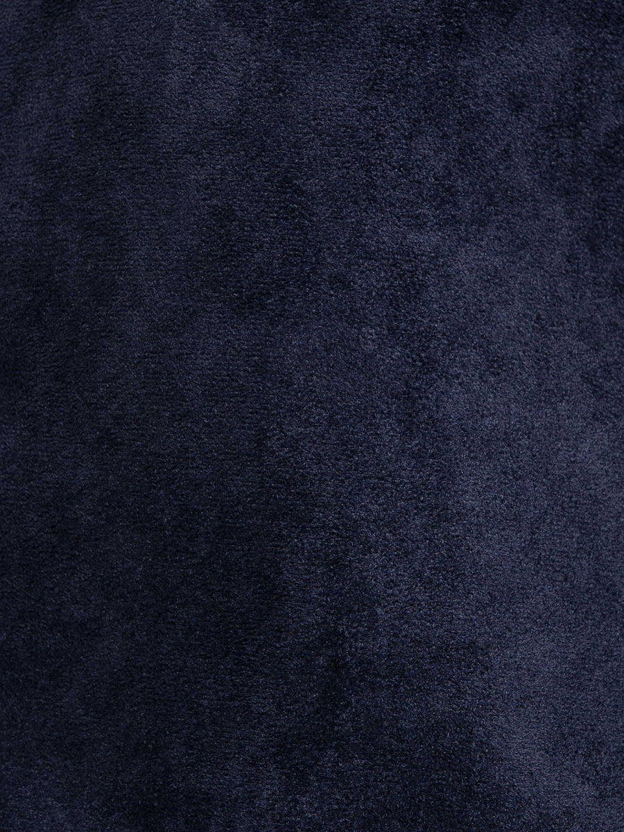 Harvard Suede Jacket - Navy