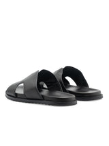 HattaSandalSolidBlackBack - Zeve
