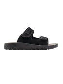 Hayes Sandal - Black Suede Leather