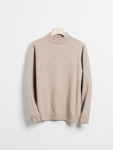 HighNeckSweaterBeige-Hanger - Zeve