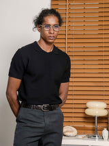 HolmeKnitPoloTeeBlack3 - Zeve