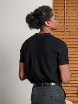 HolmeKnitPoloTeeBlack5 - Zeve