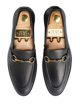 Horsebit-Buckle-Loafer-Black-Pebble-Grain-Leather_07 - Zeve