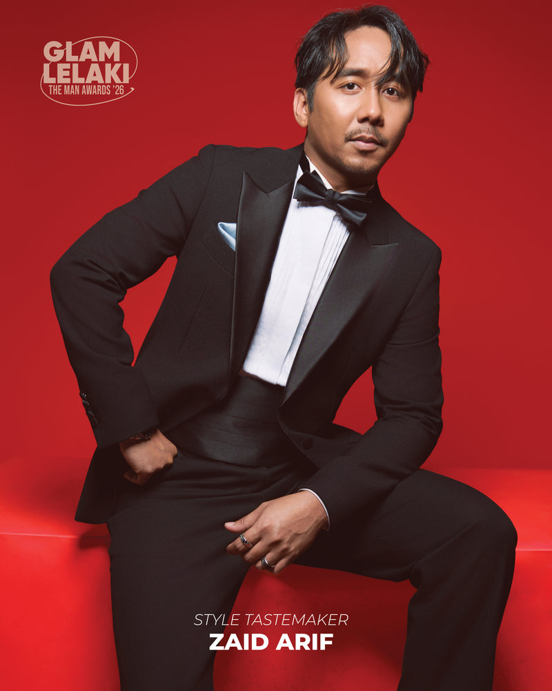 ZEVE founder Zaid Arif pictured for GLAM Lelaki Men Awards