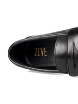 Insole-Solid-Black-Wayne-Penny-Loafer-_Crepe-Sole - Zeve