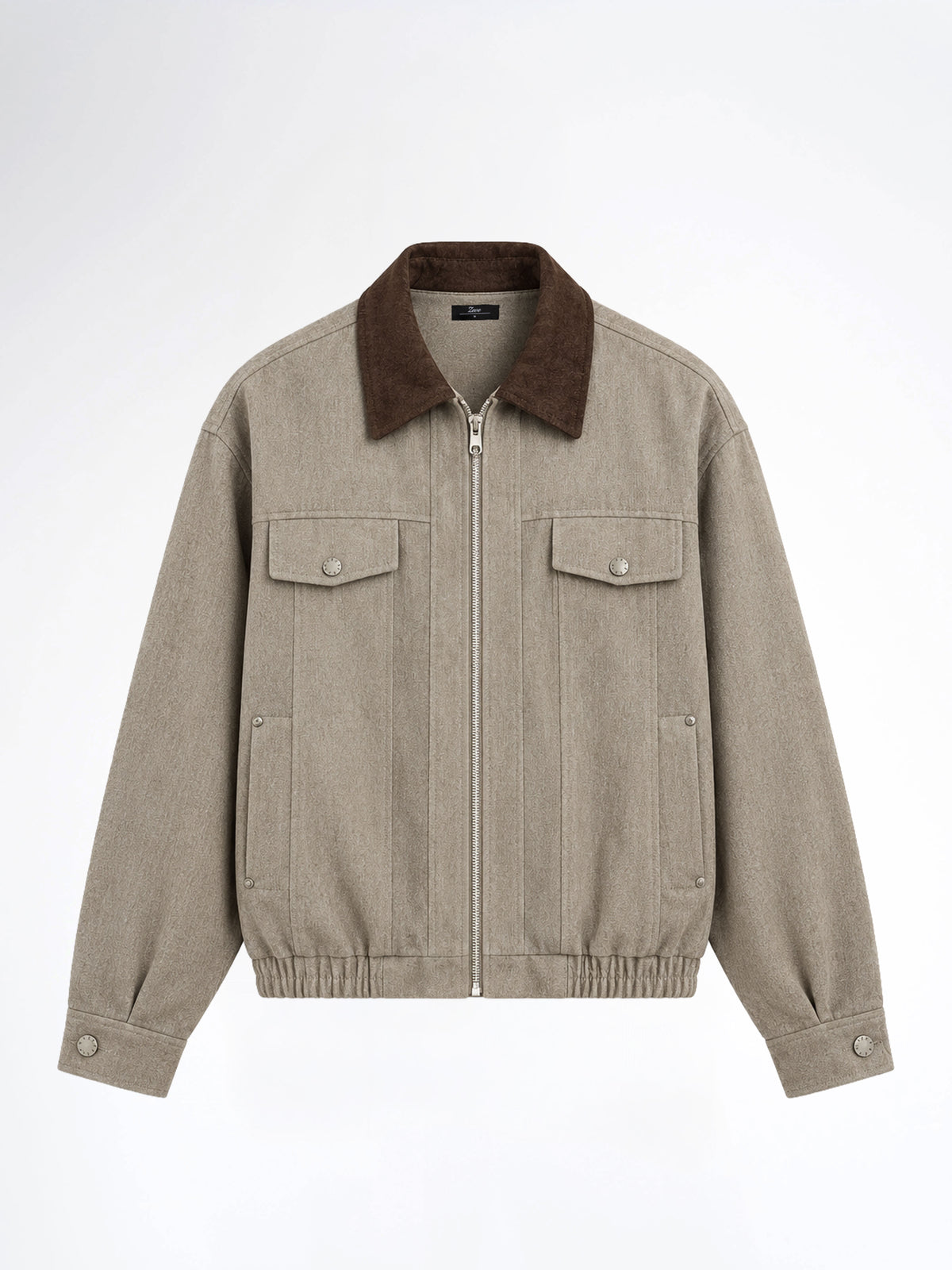 Isaac Chenille Jacket - Heather Grey
