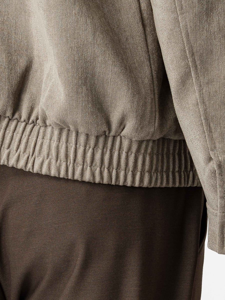 Isaac Chenille Jacket - Heather Grey