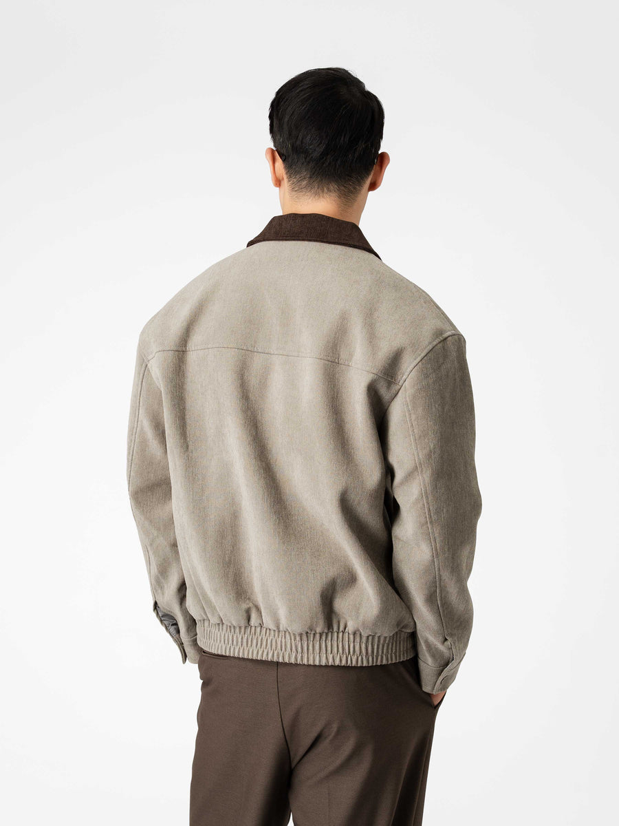Isaac Chenille Jacket - Heather Grey