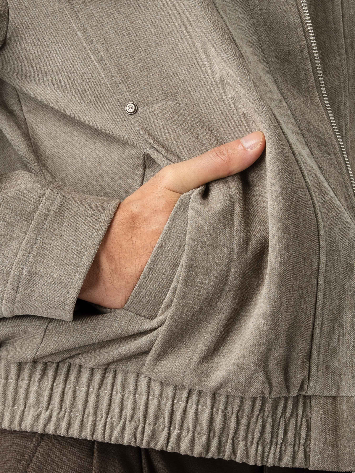 Isaac Chenille Jacket - Heather Grey