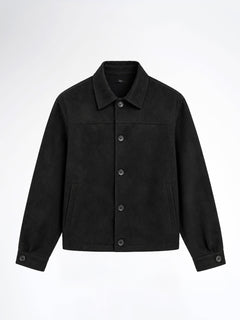 Jacob Suede Jacket - Black