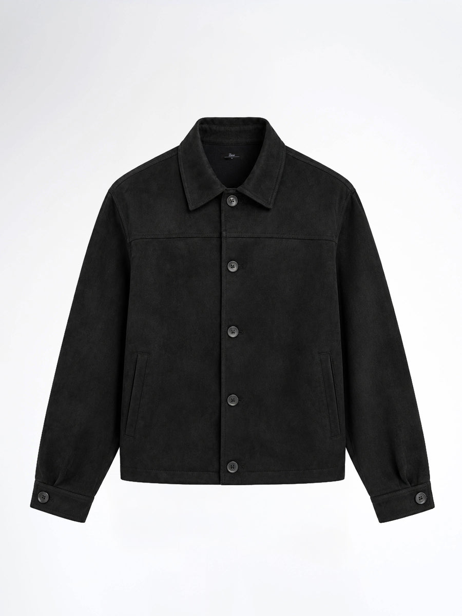 Jacob Suede Jacket - Black