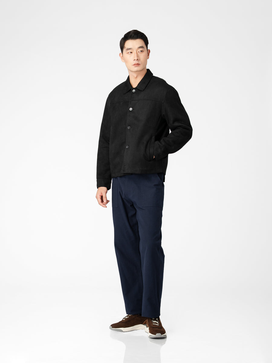 Jacob Suede Jacket - Black