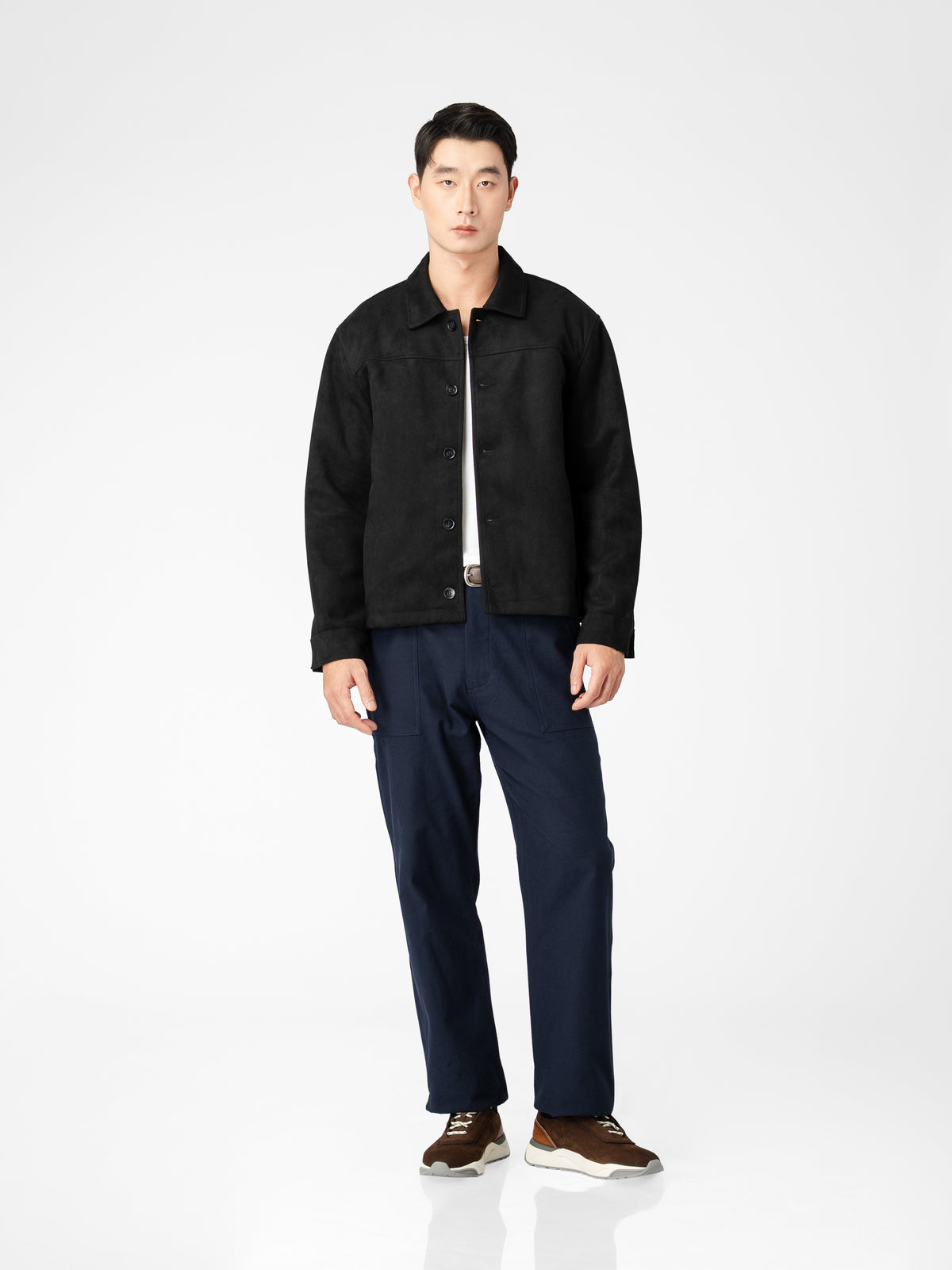 Jacob Suede Jacket - Black