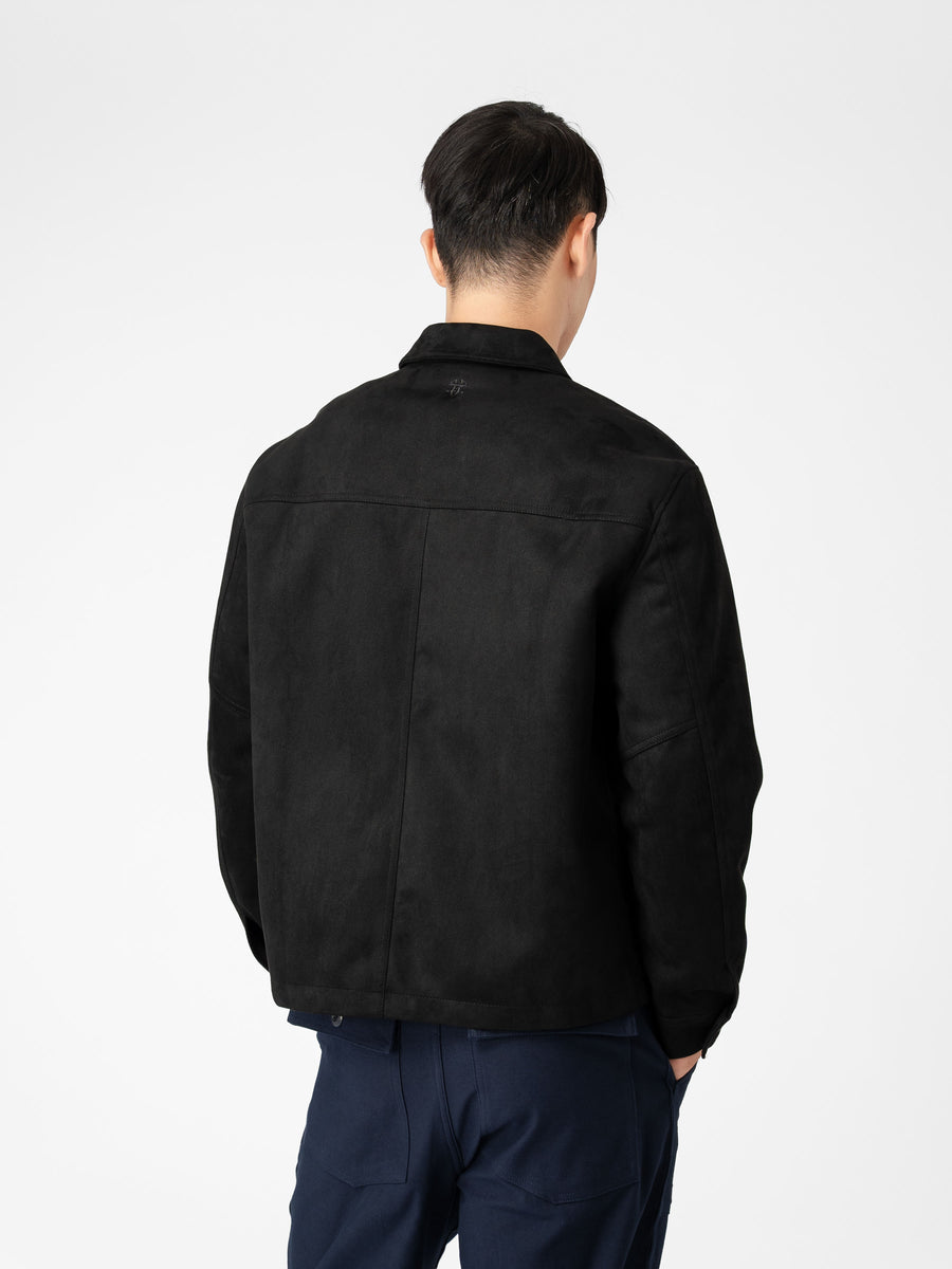 Jacob Suede Jacket - Black
