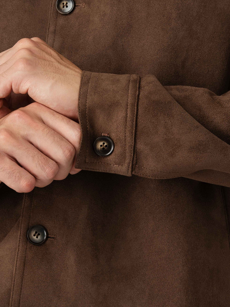 Jacob Suede Jacket - Brown