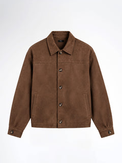 Jacob Suede Jacket - Brown