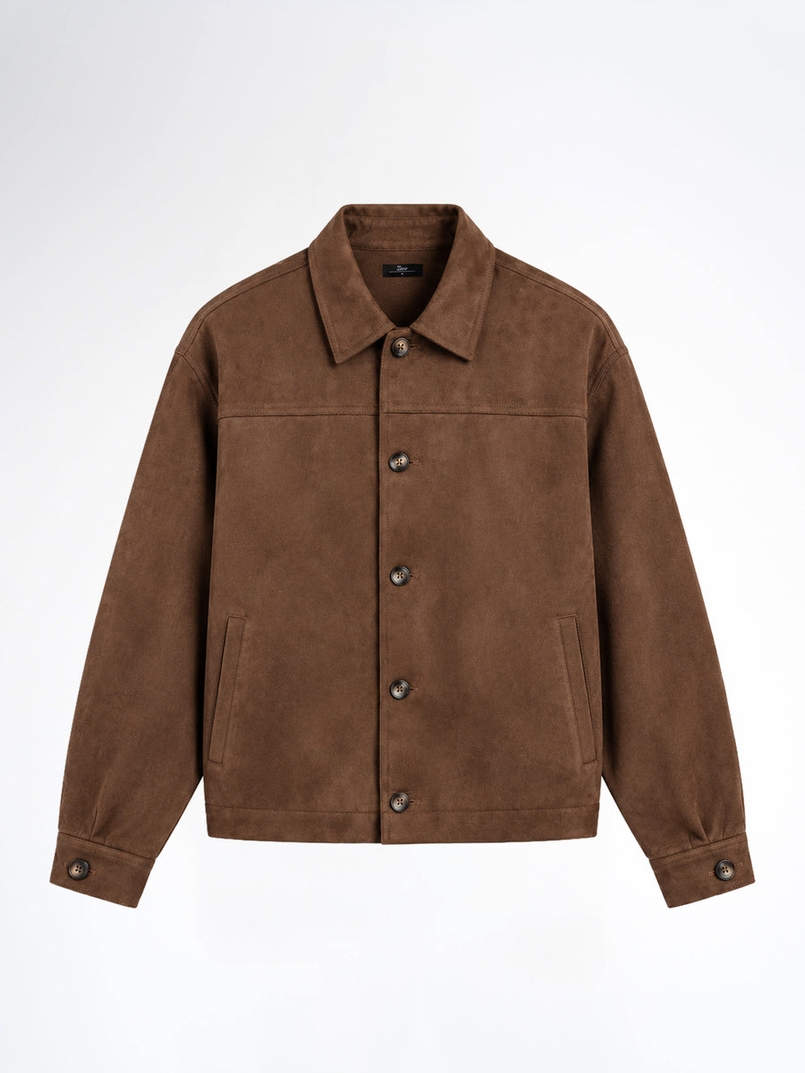 Jacob Suede Jacket - Brown